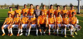 The Houston Dynamo teams at