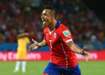 Alex Sanchez scored 2 targets inside the final game against Peru.