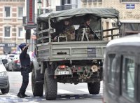 Police and army secure the town center in Brussels, Belgium, Tuesday, March 22, 2016. Authorities locked along the Belgian money on Tuesday after explosions rocked the Brussels airport and subway system, killing a number of people and hurting many more. Belgium increased its horror alert to its highest amount, diverting showing up planes and trains and ordering individuals remain in which they were. Airports across Europe tightened safety. (AP Photo/Martin Meissner)