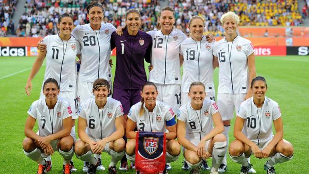 USA girls soccer team