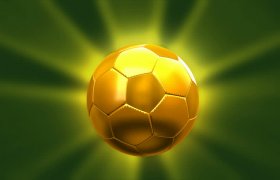 Golden Soccer ball