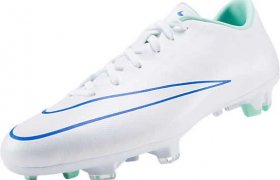 White Nike Soccer Cleats