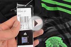 2015 Mexico Home Black Soccer Jersey Shirt details by