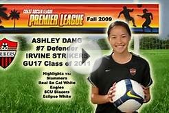 Ashley Dang - Defender - GU17 - Irvine Strikers Soccer Club