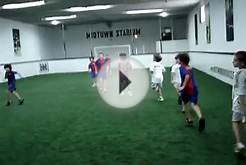 Barcelona, Real Madrid players Midtown stadium indoor soccer