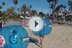 Futboleros Xtreme Soccer Air Balls on the Beach