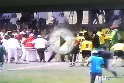 jamaican football team in fight