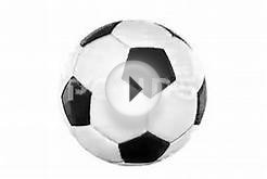 Looping Animation A Soccer Ball. On White Background