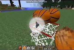 minecraft sports mod with soccer and basket ball