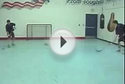 Off-Ice Stick Handling: Soccer Ball Pass Drill