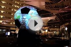 Projection Mapping a Soccer Ball for the FIFA WORLD CUP 2014