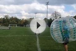 Team Building Bubble Soccer - Pet360 Company Bumpball game