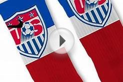 USA Soccer World Cup Crest Custom Nike Elite Socks